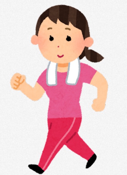 ウォーキングの絵